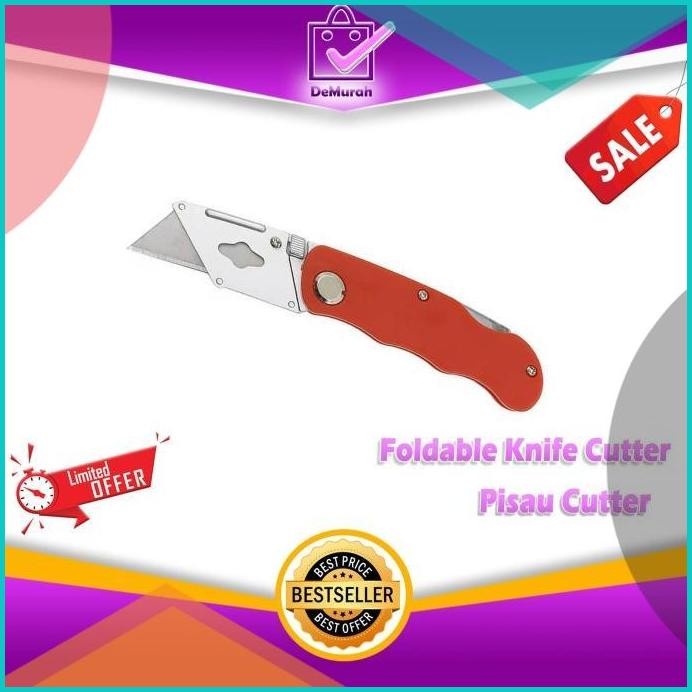 

Karter Lipat Pisau Kater Lipat Foldable Knife Cutter Serbaguna A047 07