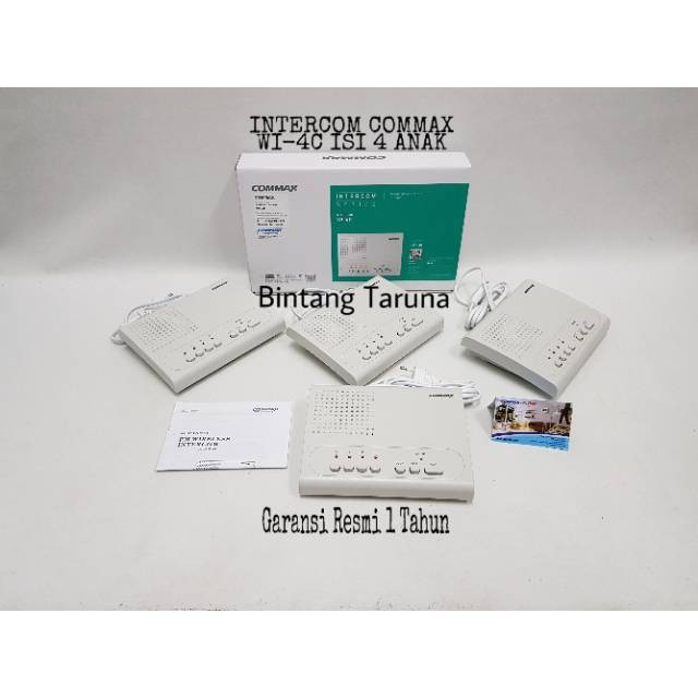 Intercom Commax Wireless WI-4C Intercom Commax WI-4C (1 paket 4 pcs)