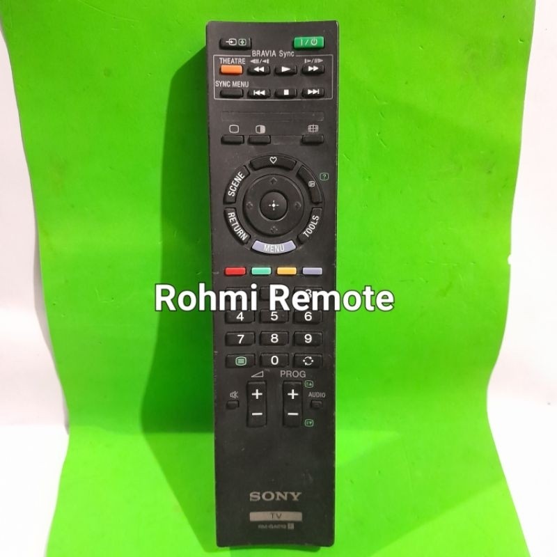 REMOTE REMOT TV SONY BRAVIA SYSNC THEATRE RM-GA019 ORIGINAL ASLI