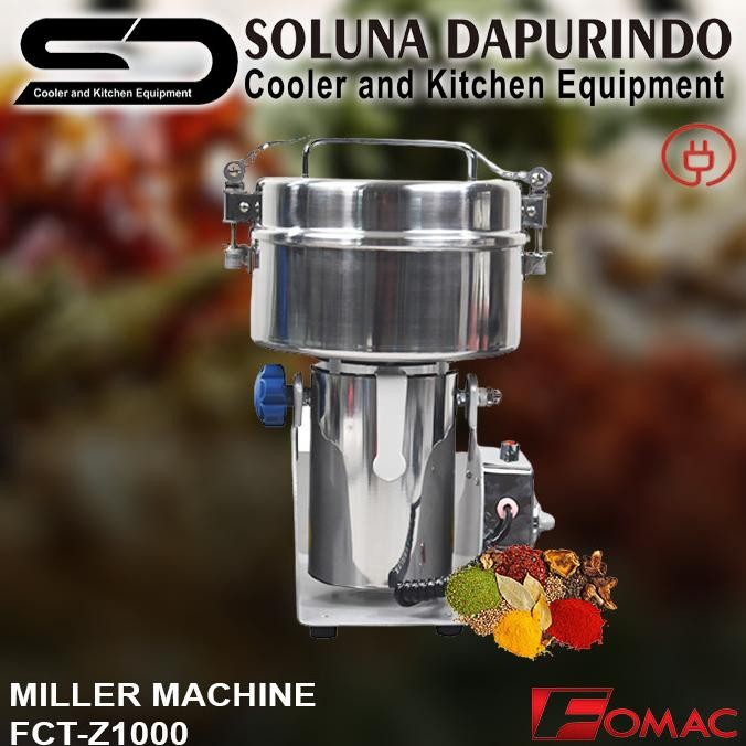 FOMAC Miller FCT-Z1000 / FCTZ1000 / Mesin Penghalus Bumbu Kering