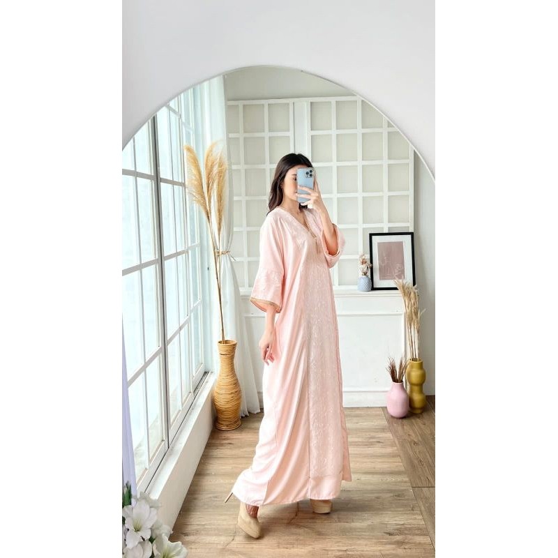 Murah Kaftan Arabian Babyblue / Kaftan Arabian Softpink / Kaftan Arabian Putih 3 / Abaya Saudi /