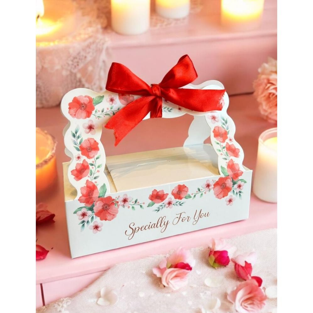 

BR - ( 10pcs ) Box cake imlek 20x10x6 cm dus jinjing kemasan roti bolu kotak kue packaging hampers sincia TERLARIS
