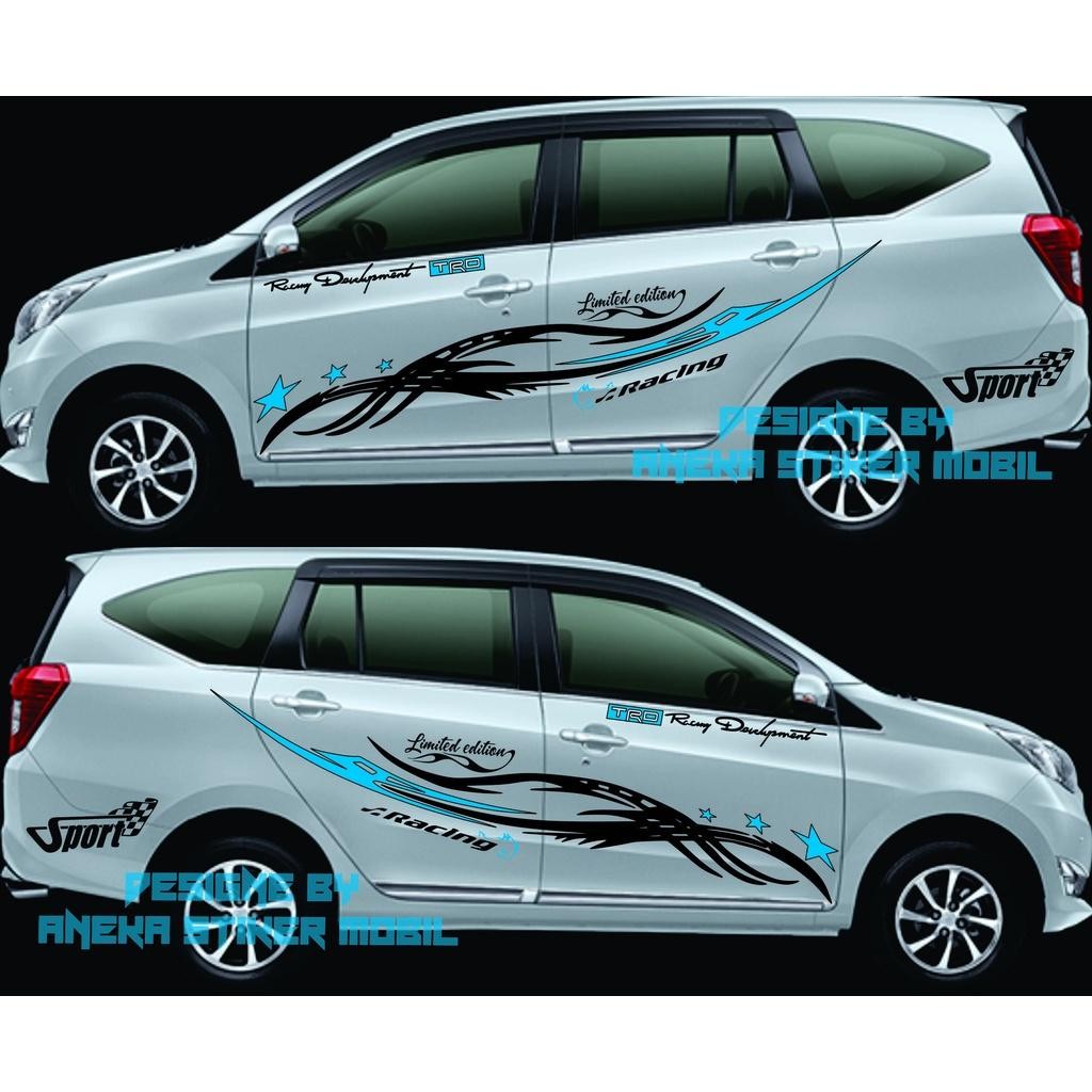 List Striping Stiker Cutting Mobil Sigra Putih Terbaru