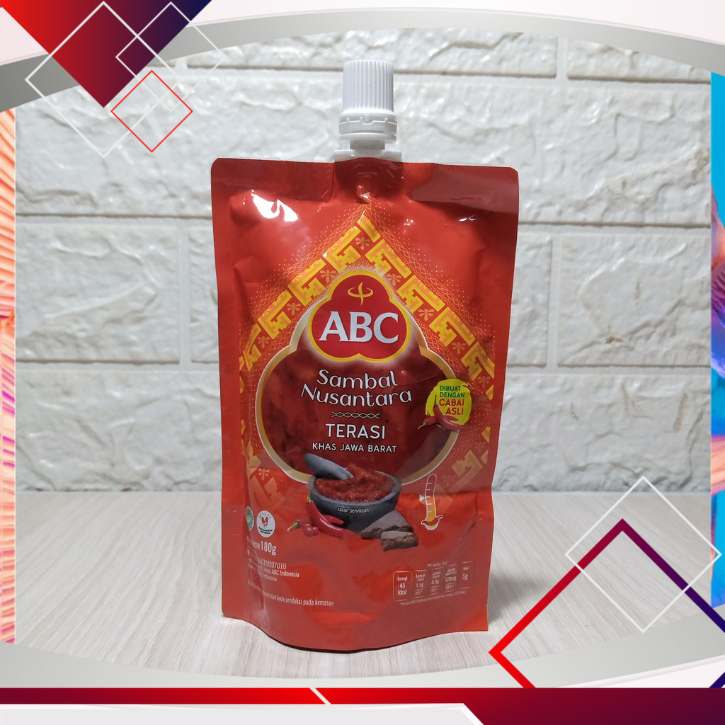 

ABC Sambal Nusantara Terasi Khas Jawa Barat 180gr .