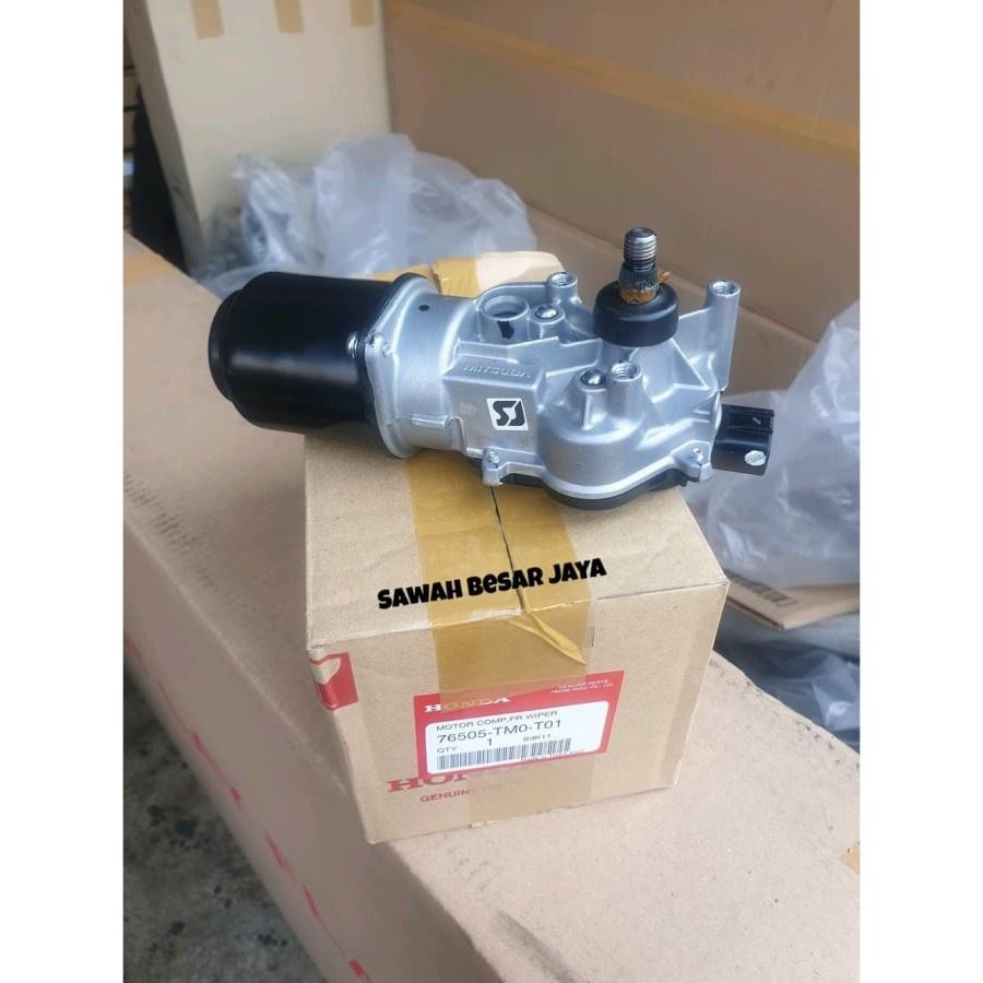 Motor Dinamo Wiper Depan Honda City Gm2 I-Vtec Ivtec Original Orisinil Ori 2008 2009 2010 2011 2012 