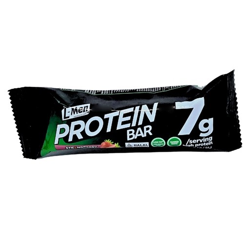 

S15285 L-MEN PROTEIN BAR STRONGBERRY BISCUIT 20GR MAJU BERSAMA (20250319)