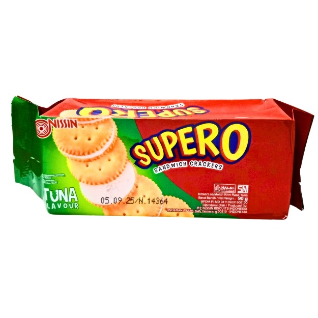 

S21925 NISSIN SUPERO TUNA PACK SANDWICH 90GR MAJU BERSAMA (20250304)