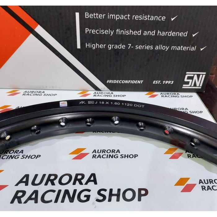 VELG TK BRIGHT 18 X 160 WARNA BLACK