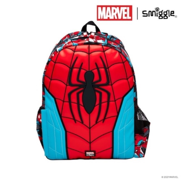 TERBARU Ransel Anak Smiggle Marvel Spiderman Junior Hoodie backpack smiggle BISA GOSEND