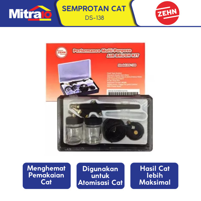 

TERBARU Zehn Semprotan Cat Stainless Tabung Atas DS-138 HOT SALE!