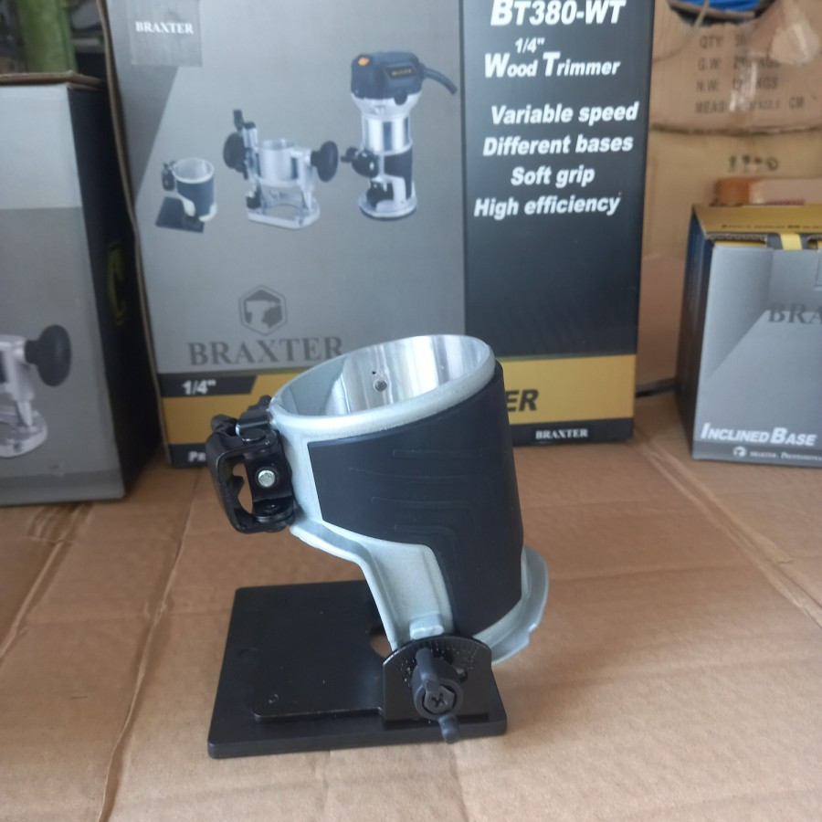 MESIN ROUTER PROPIL BISA GANTI DUDUKAN / WOOD TRIMMER XTER BT380-WT