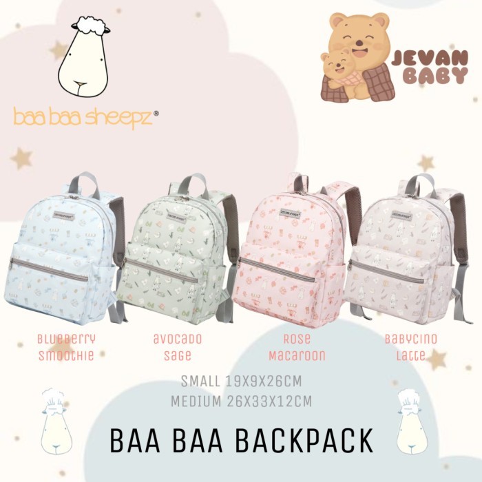 Baabaasheepz x Tiffany Arthur Backpack Baabaa Chef SMALL / MEDIUM