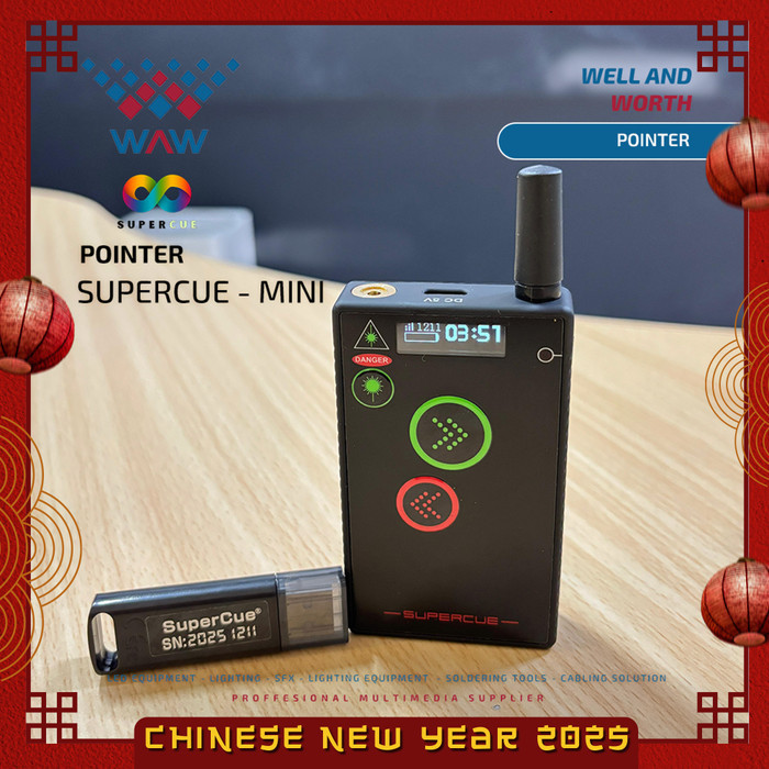 Terbaru - Super Cue Mini Ppt Clicker / Switcher Ppt /Pointer Presentasi / Laser Presentasi / Laser