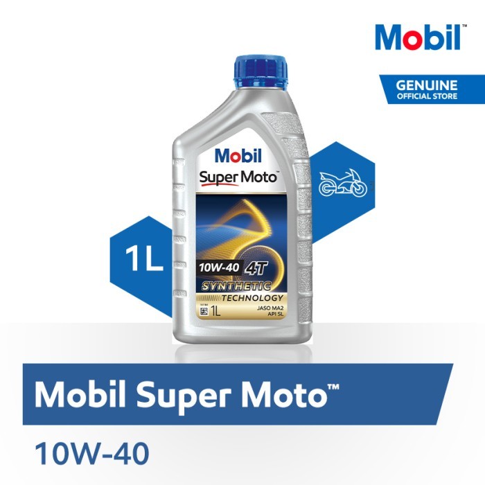 OLI MESIN MOBIL SUPER MOTO 10W-40 (1 LITER)