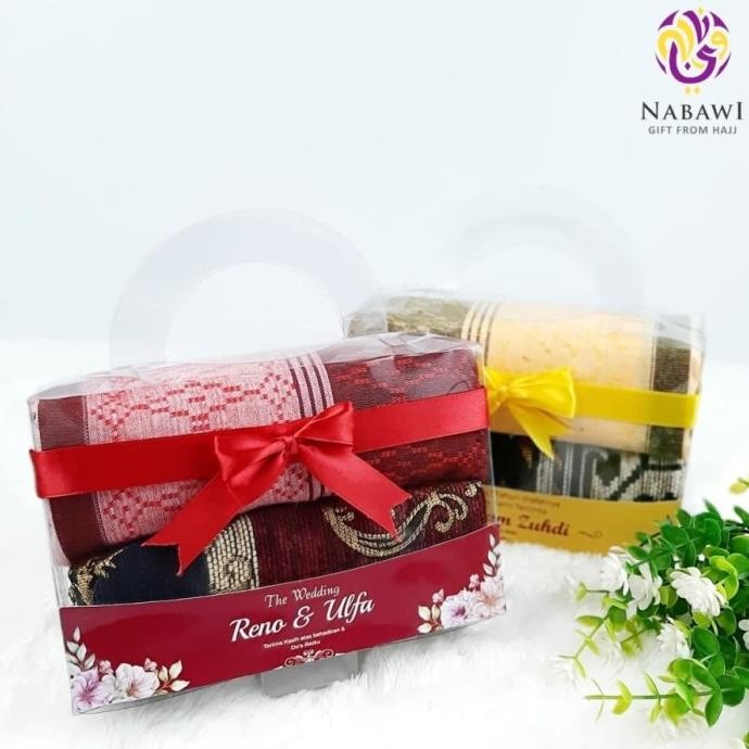 Parcel Sarung Sajadah / Paket Sarung dan Sajadah Oleh-Oleh Haji