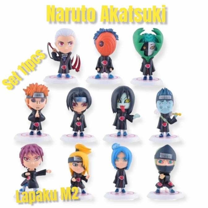 FIGUR SET Figure Set Naruto Akatsuki set 11pcs