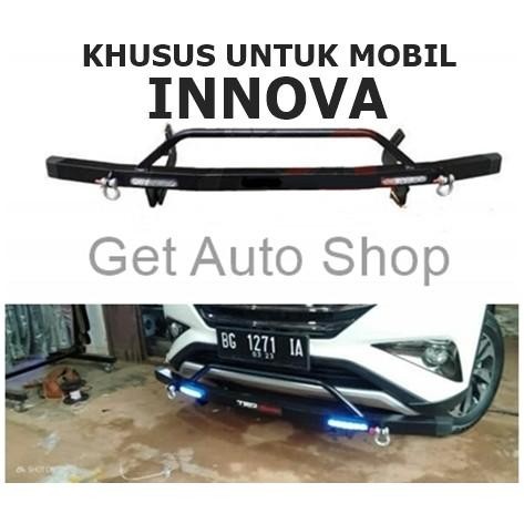 Towing Bumper Depan Mini - Tanduk Pengaman Bumper Depan Besi Mobil Innova Oto