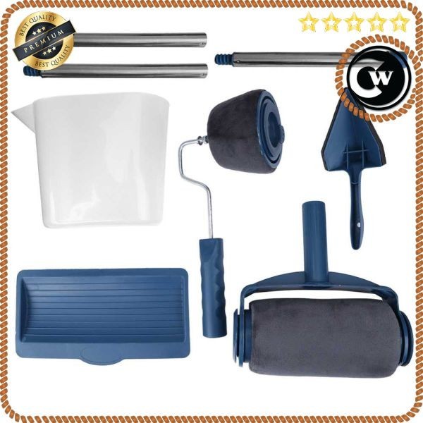 Kuas Cat Tembok Paint Runner Pro Roller 8 in 1 - Biru