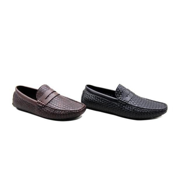 [ ORIGINAL ] YONGKI KOMALADI MOCCASIN MC309-22 MEN Flat Shoes Hitam Pria