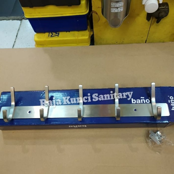 GANTUNGAN BAJU SUS 304/CANTOLAN BAJU BANO 5 KAIT STAINLESS DOF