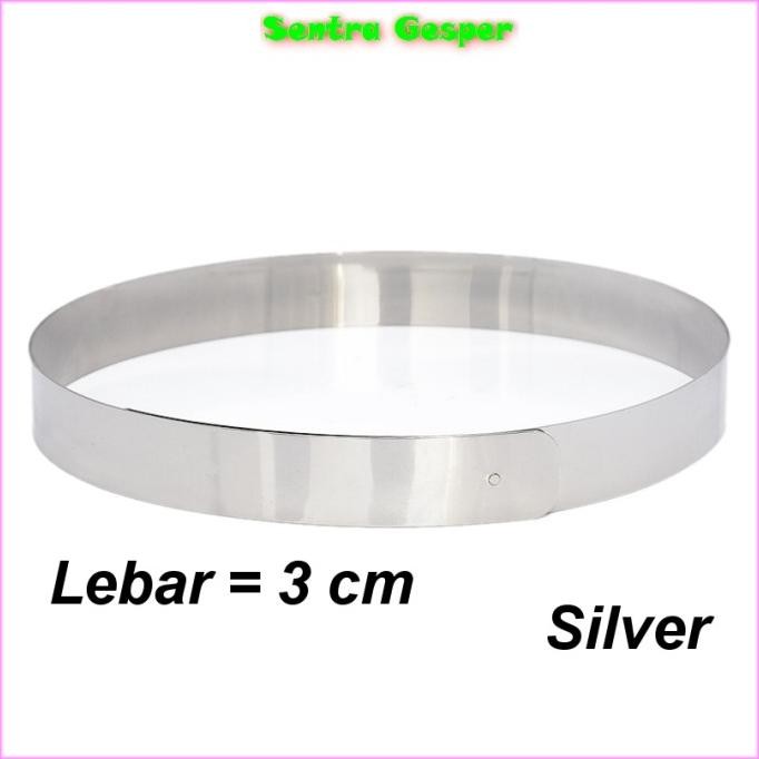 Gesper Ikat Pinggang Wanita Belt Plat GOLD Fashion Sabuk Women 3 cewek H32S