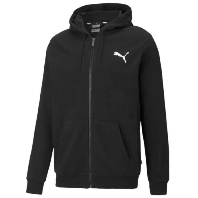 Sweater Ess Small Logo Fz Hoodie Tr Puma Black-C 586704 51 Berkualitas