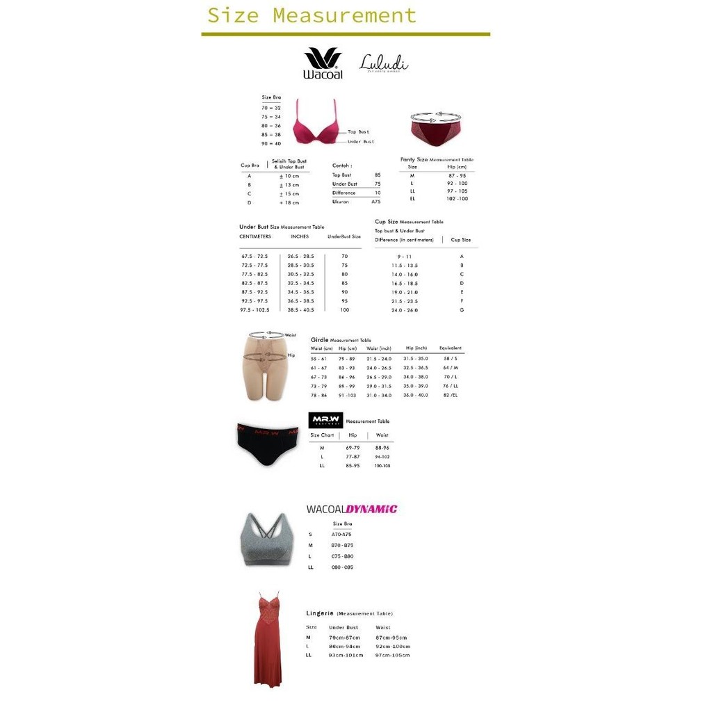 Wacoal Mood Lingerie In 4031 Original Dan Terlaris