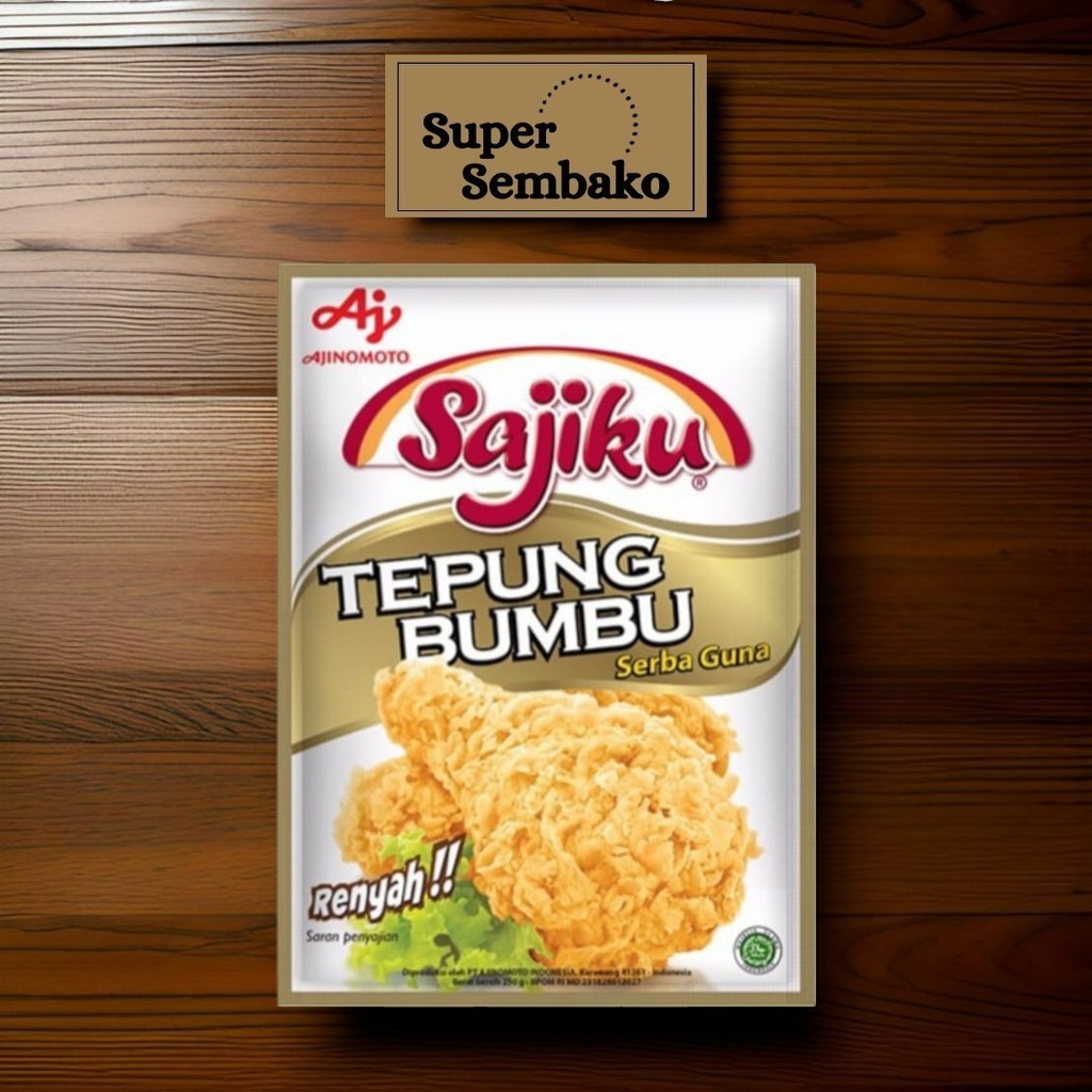

BUMBU MASAK TEPUNG BUMBU SAJIKU SERBAGUNA AJINOMOTO 220g SACHET / SASET