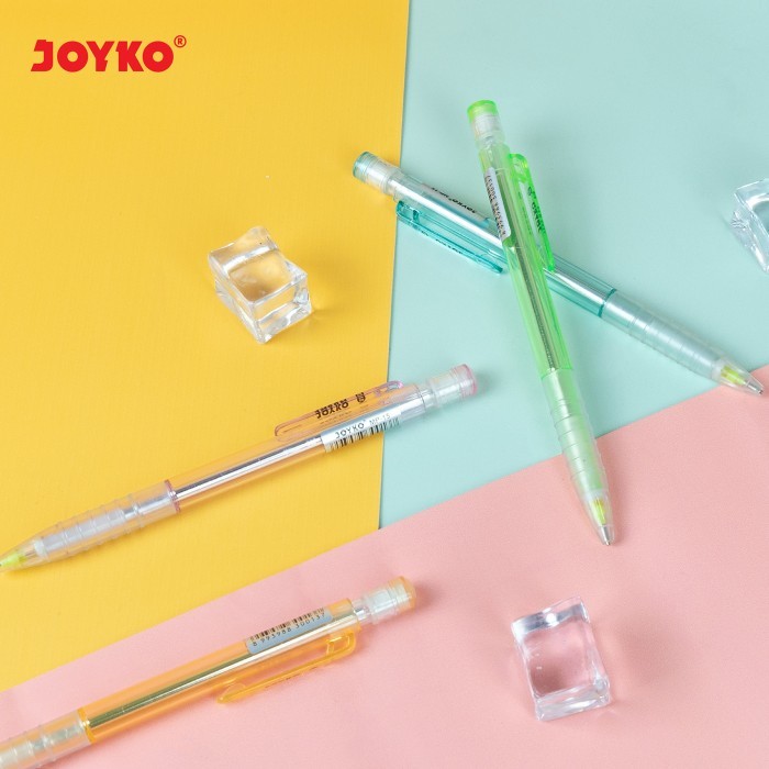 

Joyko Mechanical Pencil 0.5Mm Clicker / Pensil Mekanik 0.5 Joyko Cetek Mp-15