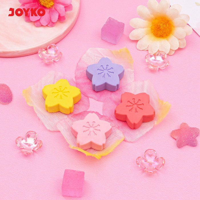 

Joyko Eraser Sakura Flower Pack / Penghapus Joyko Anak Motif Bunga Jepang Lucu Er-142