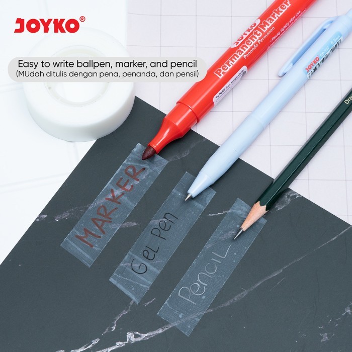 

Joyko Invisible Tape Magic / Solatip Isolasi Transparan Tulis Ivt-601