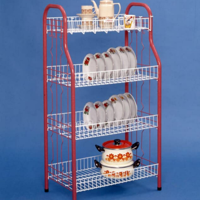 HOT SALE RAK PIRING GELAS PIRING DAPUR JUMBO MASTER 4 Susun MURAH TEBAL BAGUS