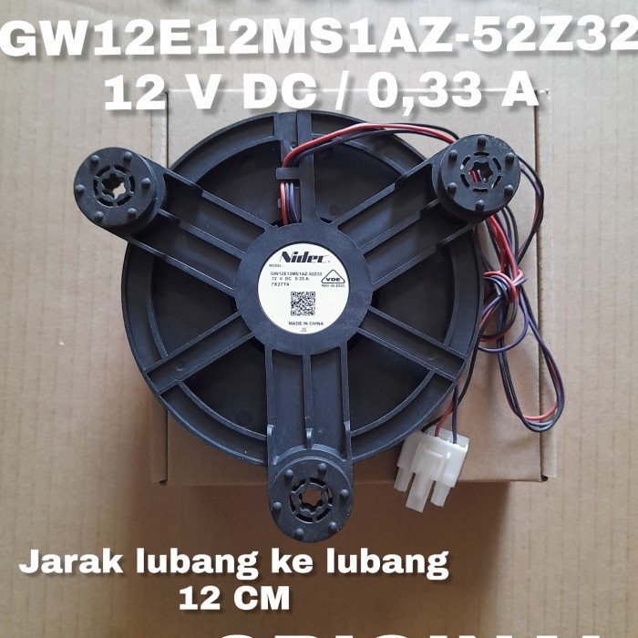 MOTOR FAN KULKAS AQUA JAPANG SIDE BY SIDE AQR-605IG AQR 6051G RESTOCK