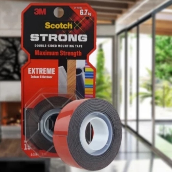 

Double Tape Extreme 3M Scotch / Outdoor Mounting Tape 19mm Strong