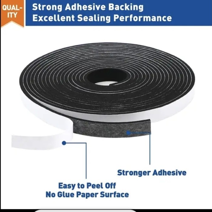 

HOT SALE! EVA Foam for Door Window Insulation, High Density Weather Stripping Single Sided Closed