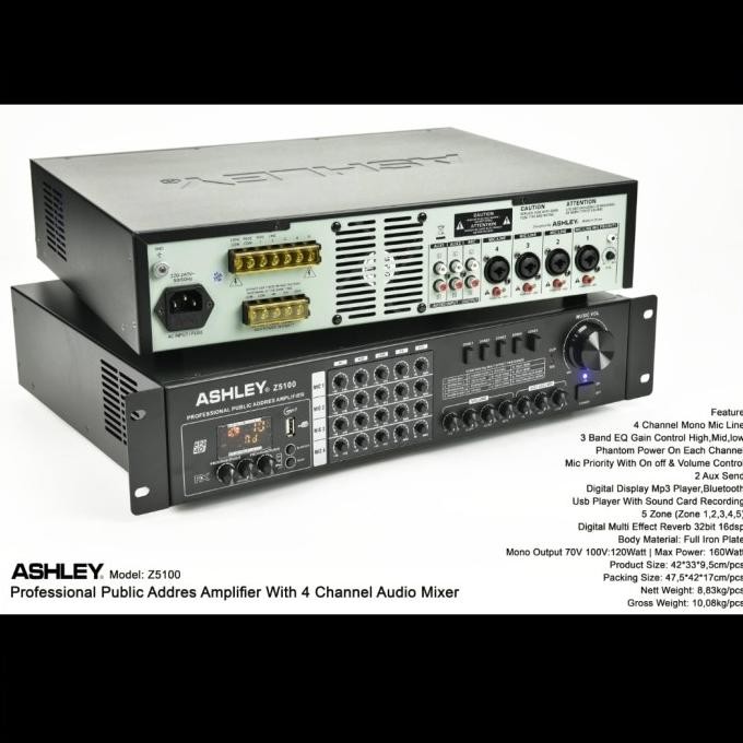 Pekan Promo Power Amplifier Ashley Z5100 Z 5100 Garansi Original