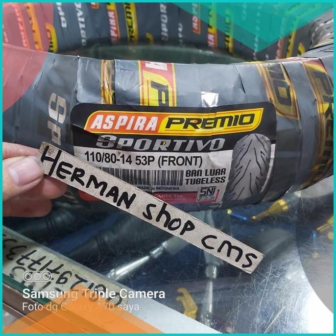 Ban Aspira premio 110/80-14 tubeless - Ban tubeless Aspira 110/80-14 0
