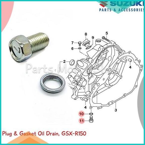 Tutup Oli Mesin Original GSX-R150 & GSX-S150 07D35Z4 new