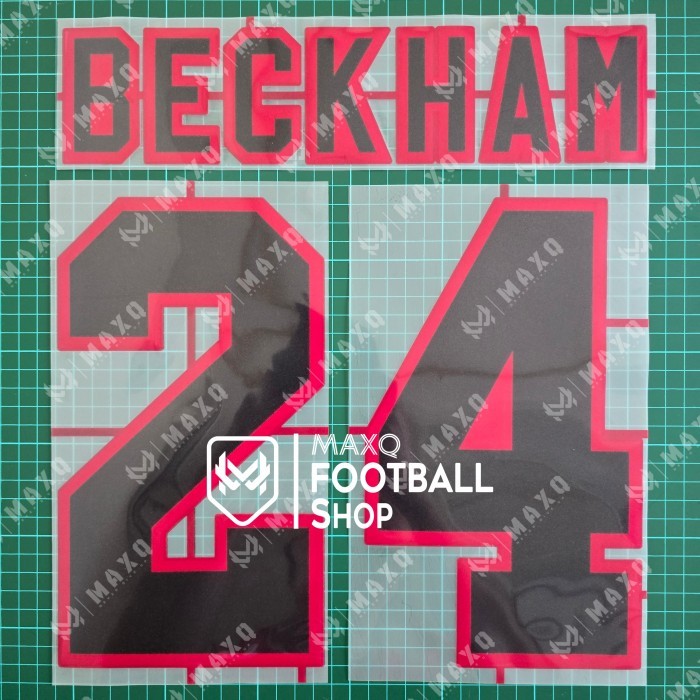 Murah [ NAMESET ] BECKHAM 24 MANUNITED MUFC AWAY KIT 1995 / 1996 JERSEY Non COD
