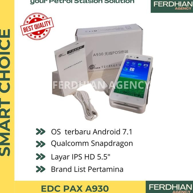 Edc Pax A930 Digitalisasi Spbu Dan Bsi