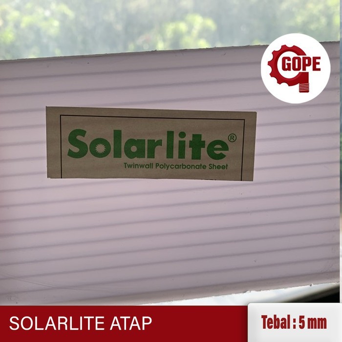 Atap Kanopi Polikarbonat Solarlite Polycarbonate 5 mm