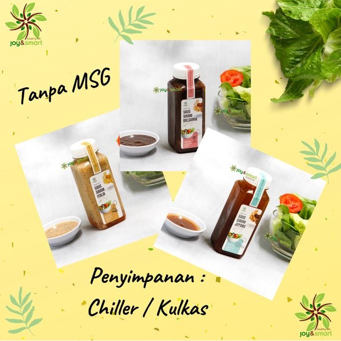 

Joy Smart Genki Balsamic Salad Dressing Saus Siram Balsamik 250ml SS99