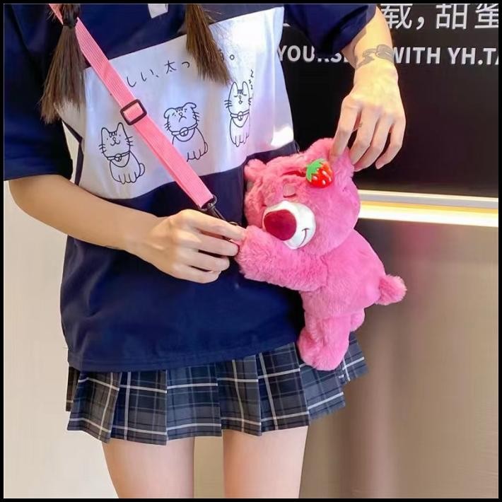 Tas Selempang Sling Bag Fashion Motif Kartun Karakter Lotso Toy Story