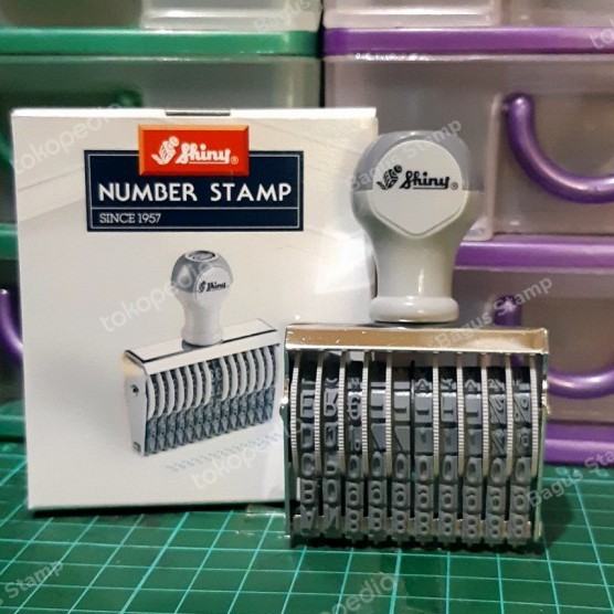 

PROMO! Stempel Manual Kombinasi Huruf Angka 5mm