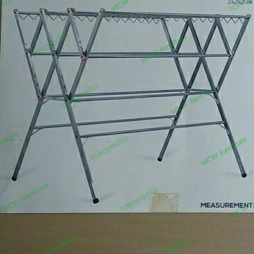 JEMURAN STAINLESS/JEMURAN BESAR/JEMURAN PAKAIAN/JEMURAN BAJU/RAK JEMUR