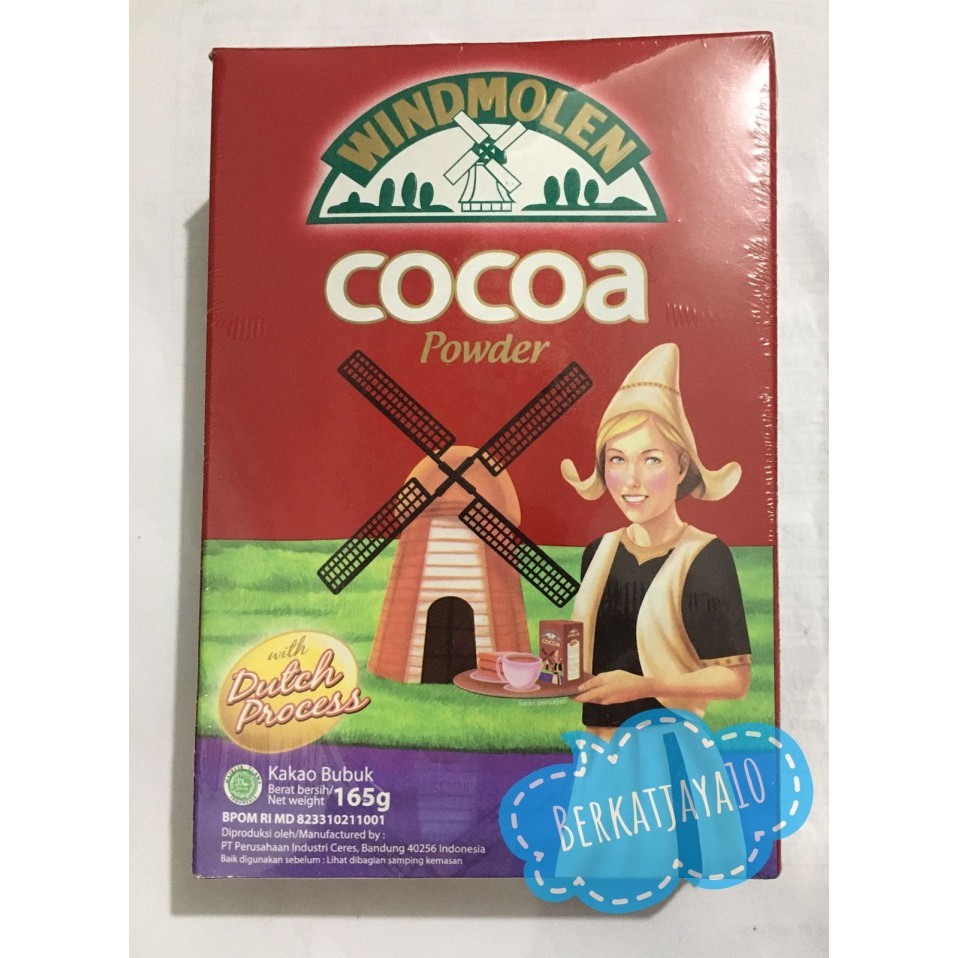 

Windmolen Cocoa Powder 180gr Coklat Bubuk Preum