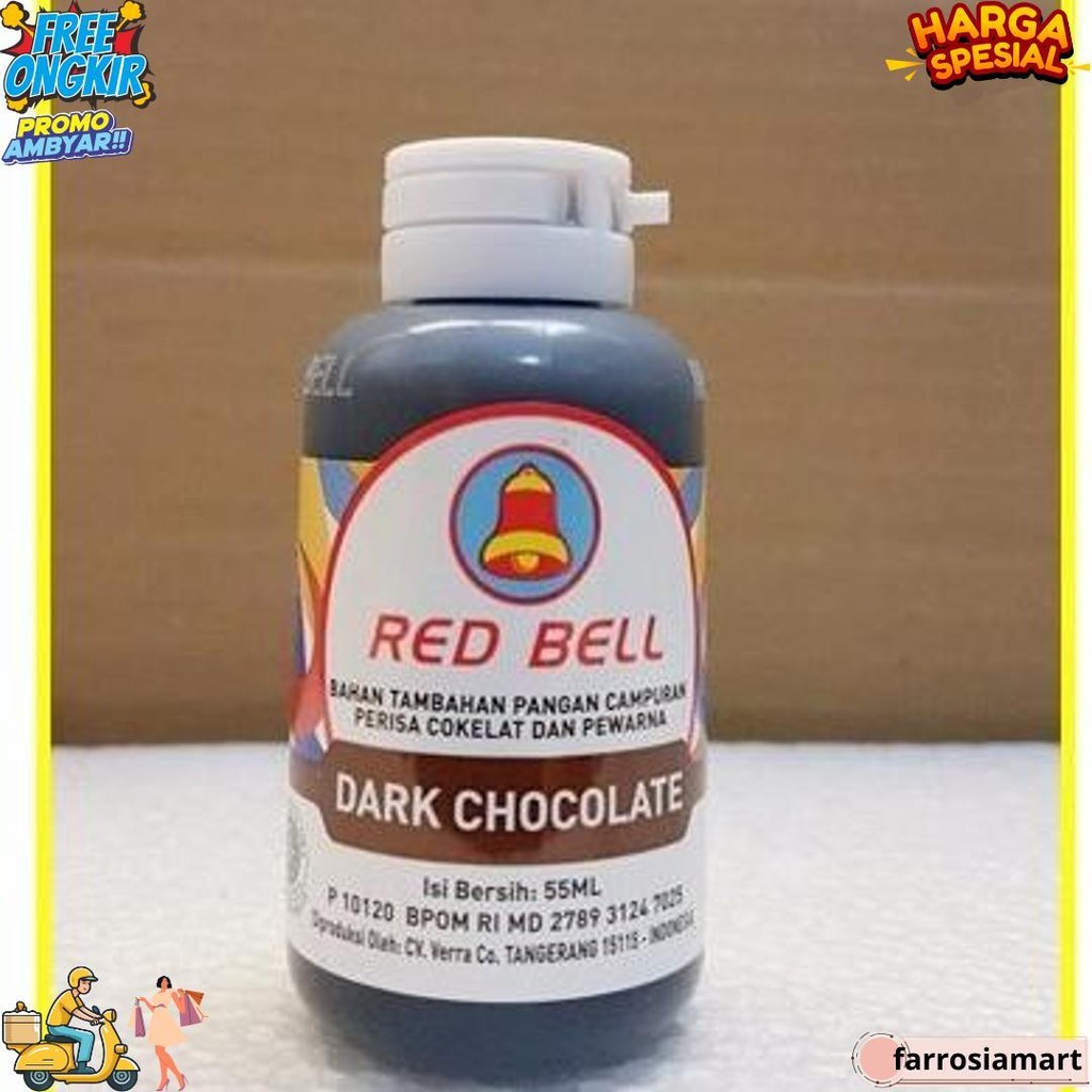 

Pewarna Dan Perisa Red Bell Rasa Dark Chocolate Coklat 55Ml Bj Best Seller