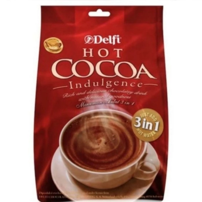 

BISA SPK Delfi hot cocoa indulgence isi 20s 500 gr coklat bubuk