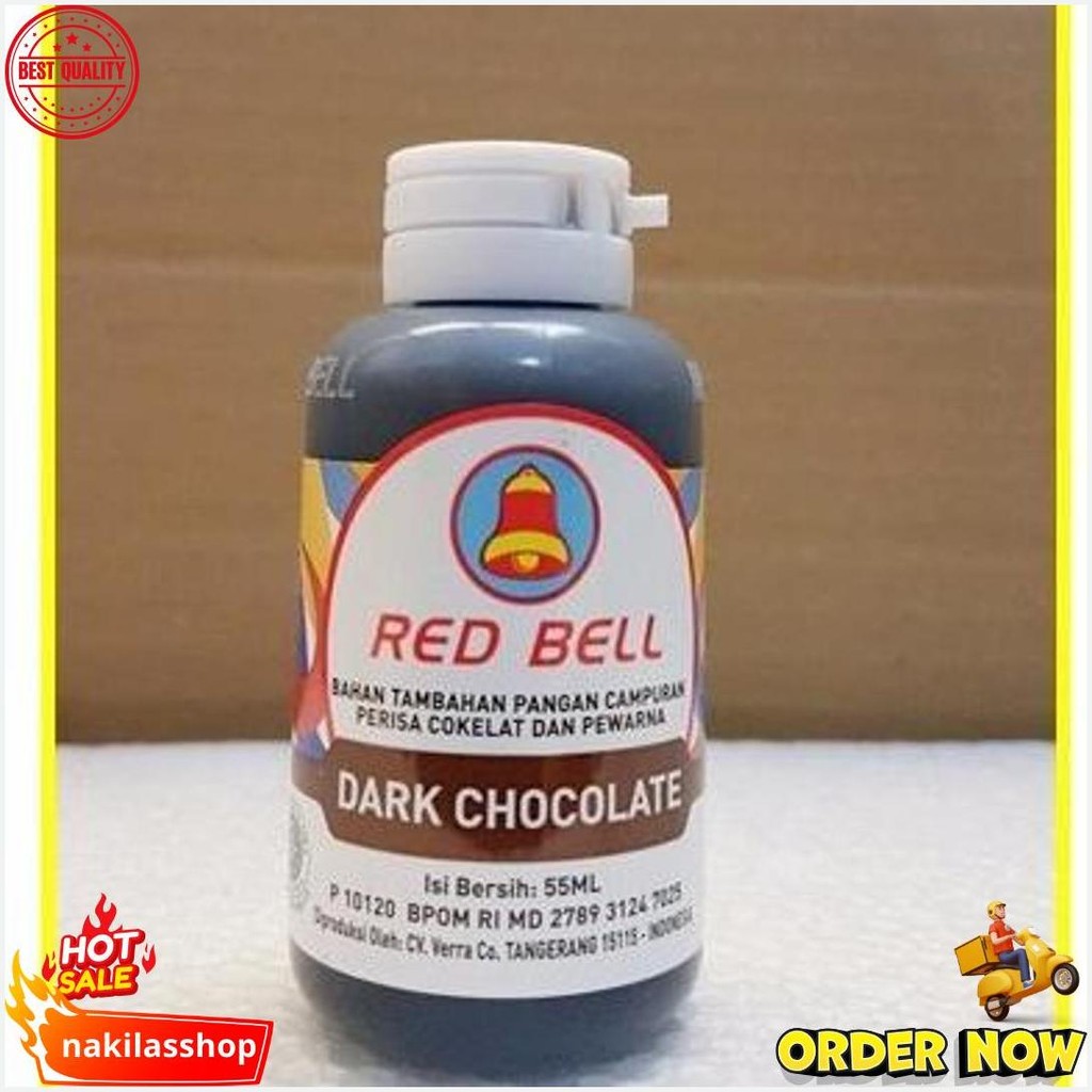 

Pewarna Dan Perisa Red Bell Rasa Dark Chocolate Coklat 55Ml Termurah Banget