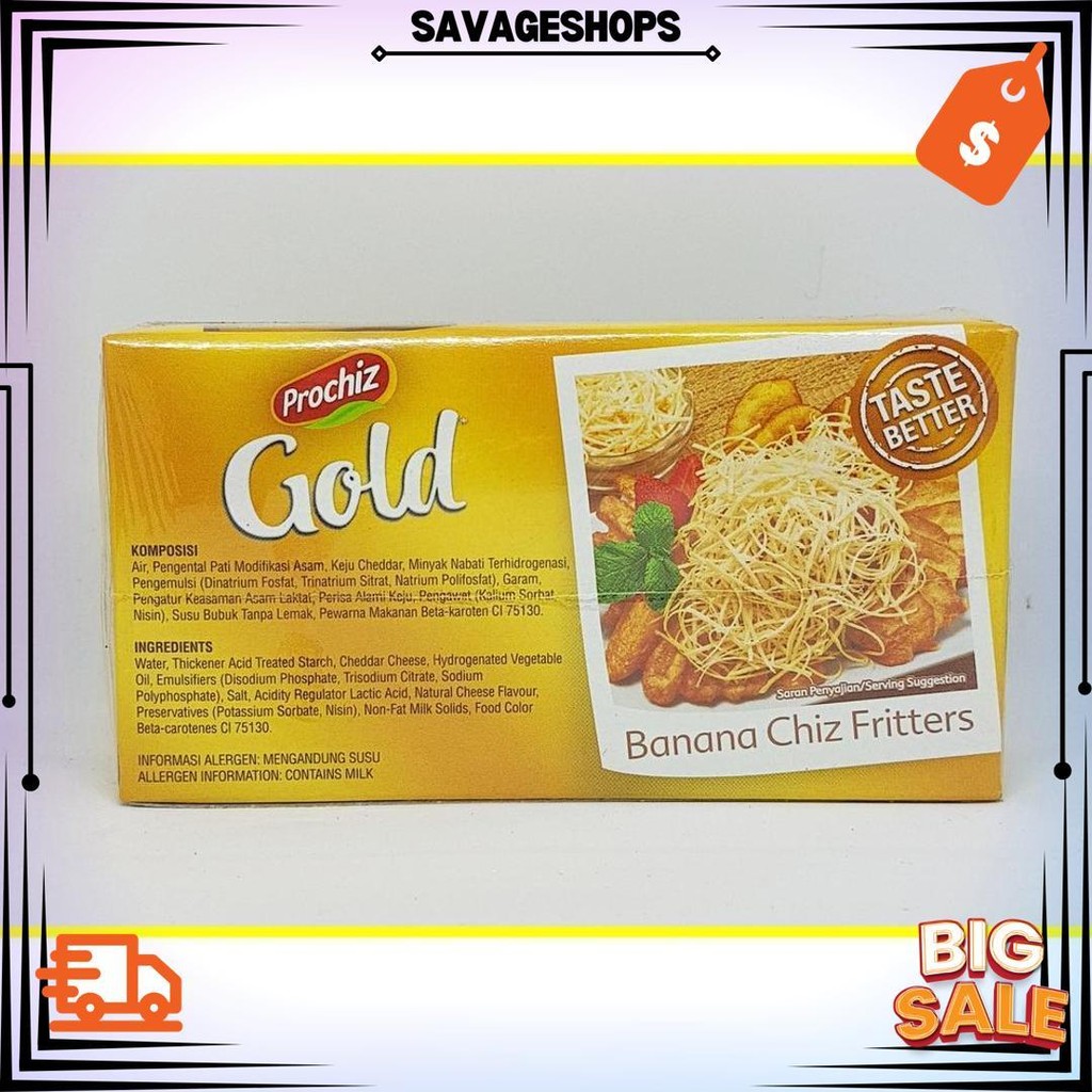 

Keju Prochiz Gold Cheddar 170 Gr Bj Terlaris